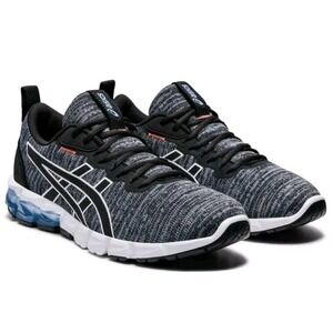 Asics Gel-Quantum 90 Womens 9.5 Running Shoes Black Grey 1022A361 Gym Athletic